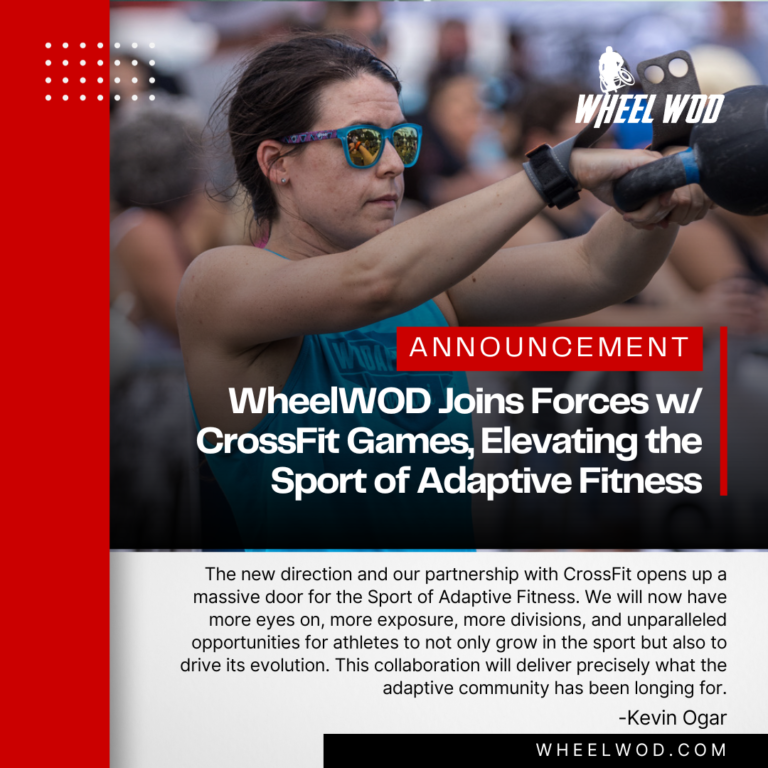 WheelWOD Joins Forces With CrossFit, Elevating The Sport Of Adaptive ...