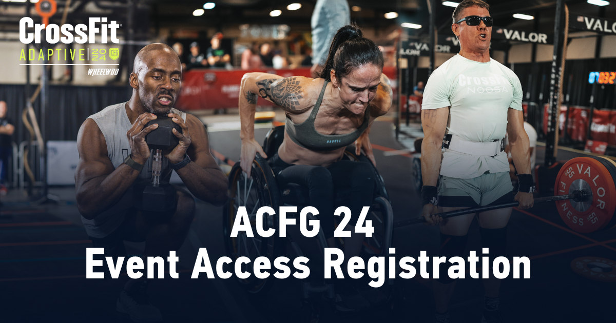 2024 Access Registration For The Adaptive CrossFit Games By WheelWOD ...