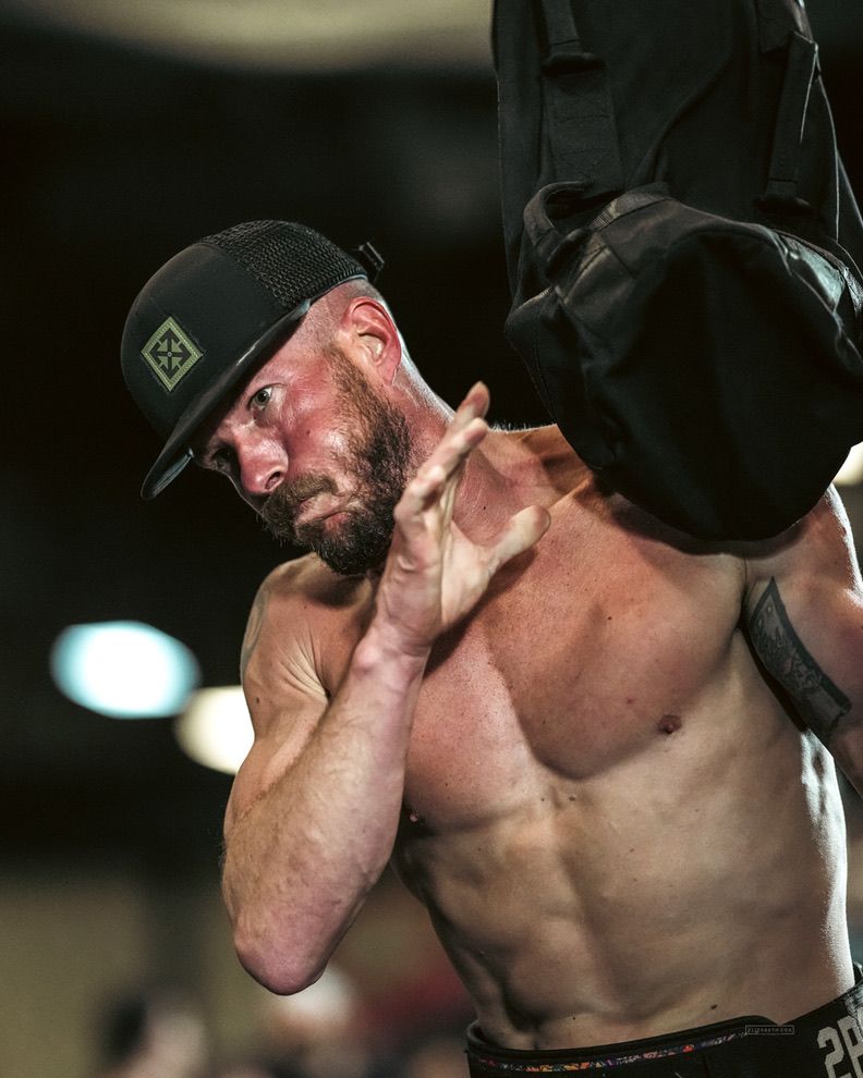 Russell Allmandinger Sandbag Throw